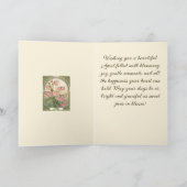 Sweet Pea Birth Month Flower Medley カード (内部)