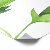 Sweet Pea First Birthday Milestone Birthday ポスター (角)