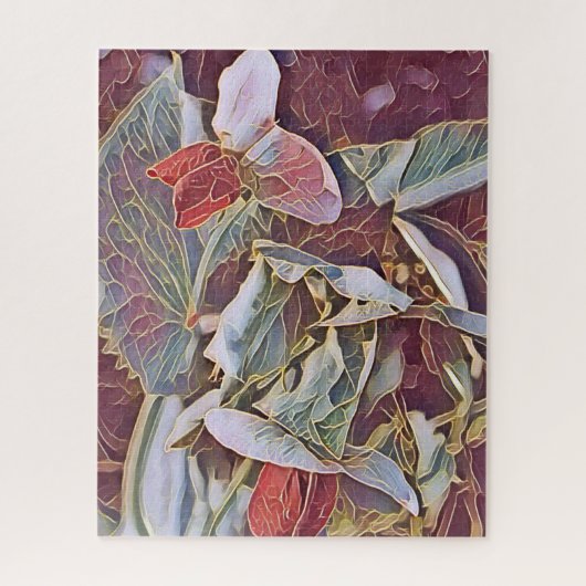 SWEET PEA FLOWERS   ジグソーパズル (縦)