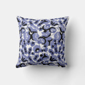 Sweet Pea (Periwinkle) Fine Art クッション (裏面)