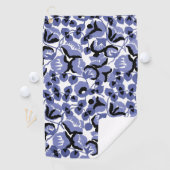 Sweet Pea (Periwinkle) Fine Art ゴルフタオル (インサイチュ)