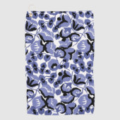 Sweet Pea (Periwinkle) Fine Art ゴルフタオル (正面)