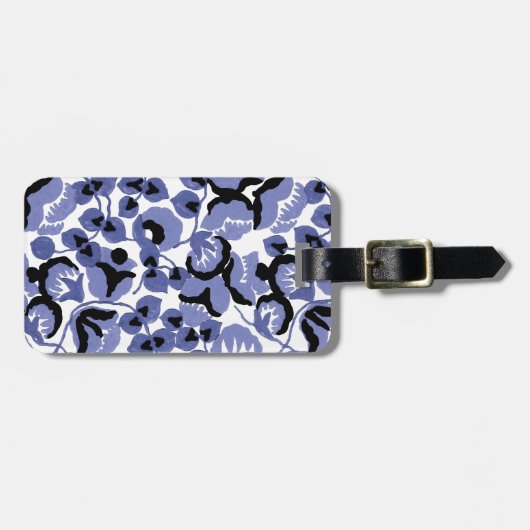 Sweet Pea (Periwinkle) Fine Art ラゲッジタグ (正面横)