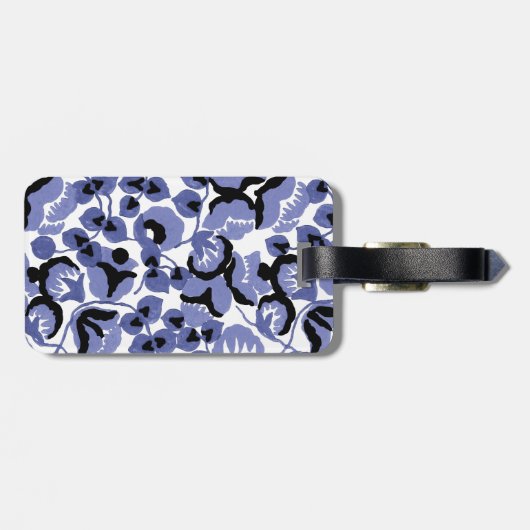 Sweet Pea (Periwinkle) Fine Art ラゲッジタグ (裏面横)