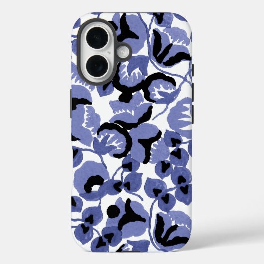 Sweet Pea (Periwinkle) Fine Art Case-Mate iPhoneケース (裏面)