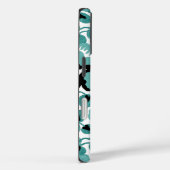 Sweet Pea (Teal) Fine Art Case-Mate iPhoneケース (裏面 / 右)