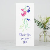 Sweet Pea 'Thank You'カード 招待状 (スタンド正面)