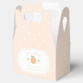 Sweet Peach Elegant Baby Shower フェイバーボックス (オープン)