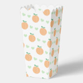 Sweet Peach Elegant Baby Shower フェイバーボックス (裏面)