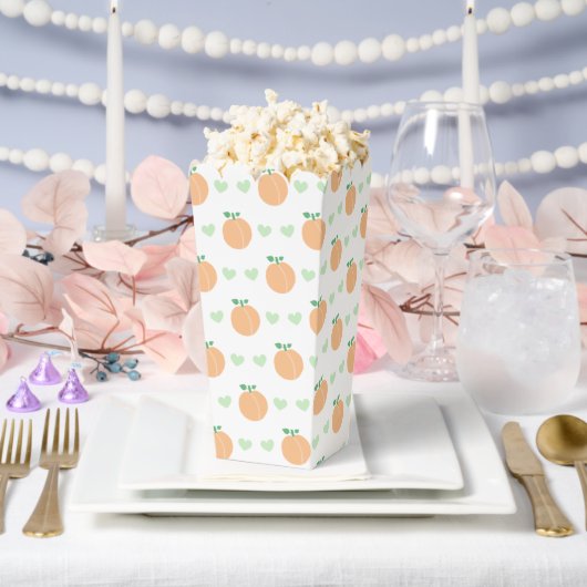 Sweet Peach Elegant Baby Shower フェイバーボックス (ウェディング)