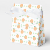 Sweet Peach Elegant Baby Shower フェイバーボックス (正面サイド)