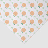 Sweet Peach Elegant Baby Shower 薄葉紙 (詳細)