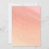 Sweet Peach Orchard Baby Shower 招待状 (裏面)