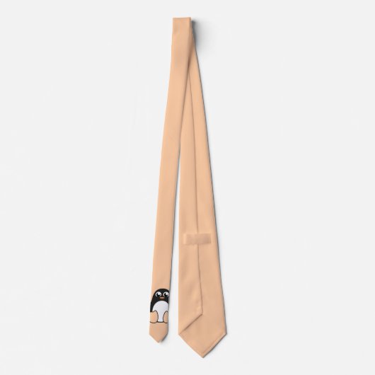 Sweet Penguin Design ネクタイ (裏面)