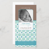 SWEET PHOTO BIRTH ANNOUNCEMENTS :: helloベビー1 案内状 (正面/裏面)