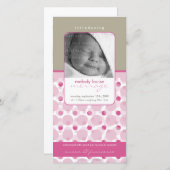 SWEET PHOTO BIRTH ANNOUNCEMENTS :: helloベビー9 案内状 (正面/裏面)