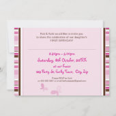 SWEET PHOTO BIRTHDAY INVITES :: grace 1L 招待状 (裏面)