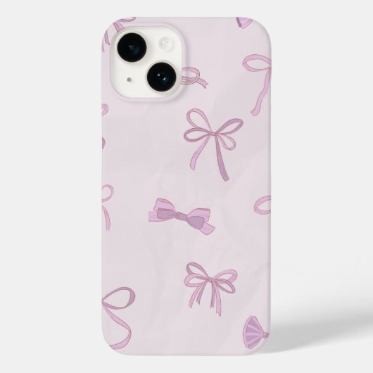 Sweet Pink Bow Delight Case-Mate iPhoneケース (裏面)