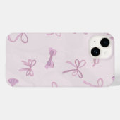 Sweet Pink Bow Delight Case-Mate iPhoneケース (裏面 (横))