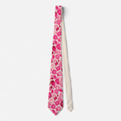 Sweet Pink Cheetah Chic - Neck Tie ネクタイ (正面)