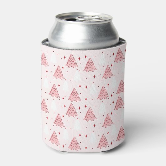 Sweet Pink Christmas Tree Can Cooler 缶クーラー (缶正面)