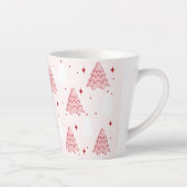 Sweet Pink Christmas Tree Latte Mug カフェラテマグ (右)