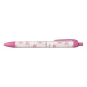 Sweet Pink Christmas Tree Pen 黒ボールペン (トップ)