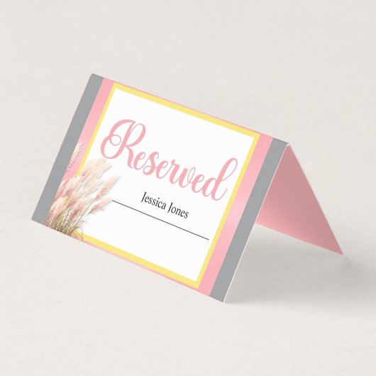 Sweet Pink Elephant - Peanut Smiles  Reserved Card (正面)