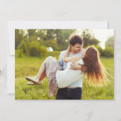 Sweet Pink WaterカラーバラSave the Date Photo セーブザデート (裏面)