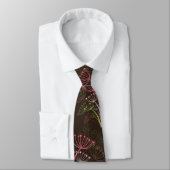 Sweet Pink Whimsical Dandelions Tie ネクタイ (タイ)