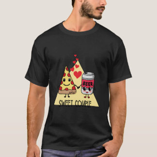 Sweet Pizza And Beer Tシャツ