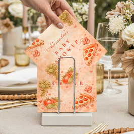 Sweet Pizza Baby Shower スタンダードカクテルナプキン