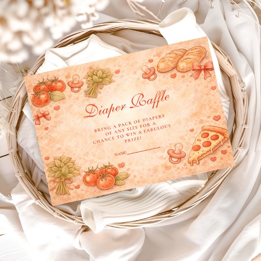 Sweet Pizza Diapper Raffle エンクロージャーカード