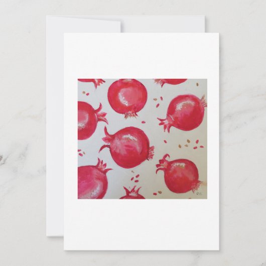 Sweet pomegranate  招待状 (正面)