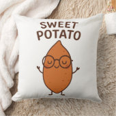 Sweet Potato Cozy Pillow クッション (ブランケット)