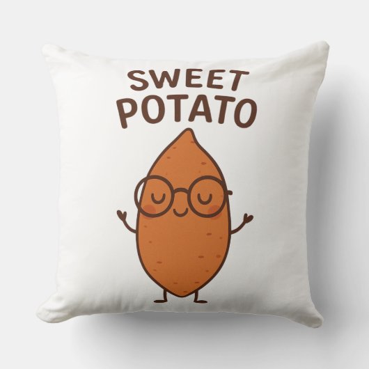 Sweet Potato Cozy Pillow クッション (正面)
