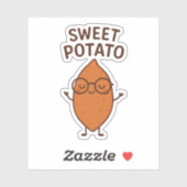 Sweet Potato Funny Vinyl Sticker シール (シート)