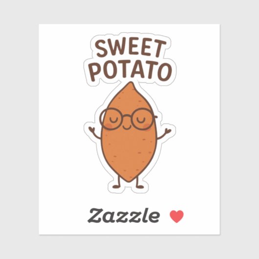 Sweet Potato Funny Vinyl Sticker シール (シート)
