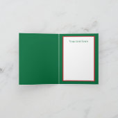 Sweet potato pie Christmas recipe customizable シーズンカード (内部)