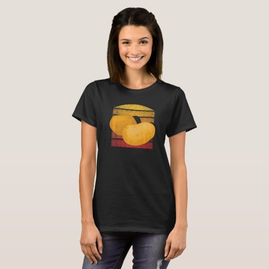 Sweet Potato Retro Potato Tシャツ (正面フル)