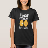 Sweet Potato  Vegan Potato Tシャツ (正面)