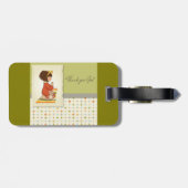 Sweet Praying Girl Thank You God ラゲッジタグ (裏面横)