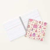 Sweet Princess Party Celebration Pattern ノートブック (内部)