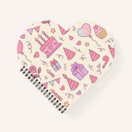 Sweet Princess Party Celebration Pattern ノートブック