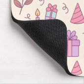 Sweet Princess Party Celebration Pattern マウスパッド (コーナー)