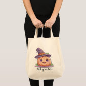 Sweet Pumpkin Magic – Large Halloween Tote Bag トートバッグ (正面(商品))