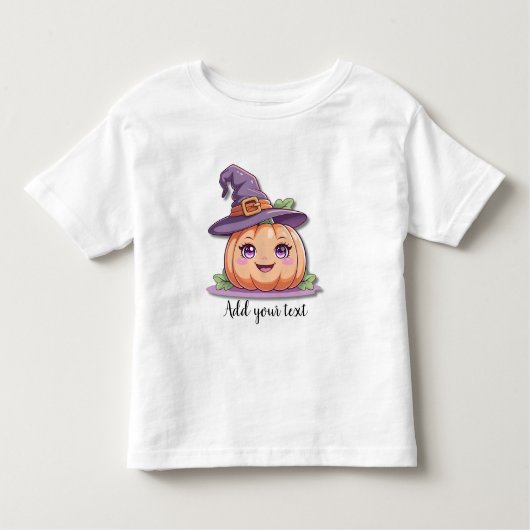 Sweet Pumpkin Magic – Toddler Halloween T-Shirt トドラーTシャツ (正面)