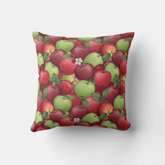 Sweet Red & Crisp Green Apple Patch クッション (裏面)