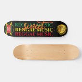 SWEET REGGAE MUSIC 7 3/4" スケートボードデッキ (横)