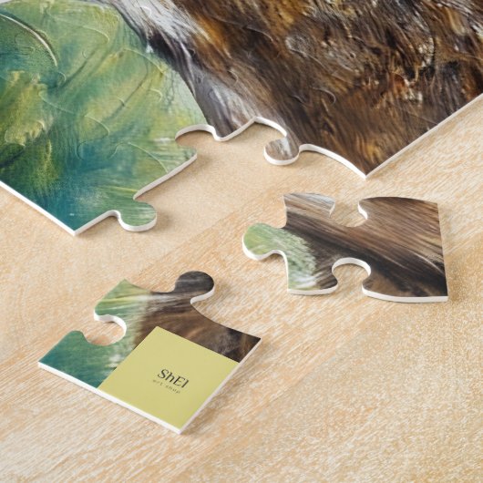 Sweet reindeer puzzle ジグソーパズル (側面)